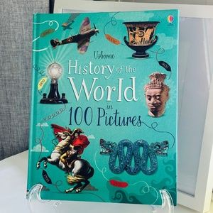 NEW Usborne History Of The World In 100 Pictures Hardcover Book